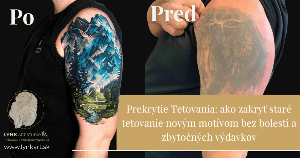 Prekrytie Tetovania - ako na to, zobrazuje pred a po titulok